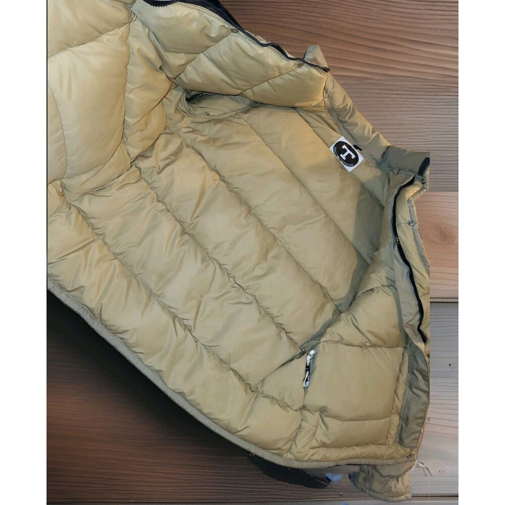Vintage 70s Trailwise Berkeley Goose Down Puffer Jacket Tan - Picture 4 of 13